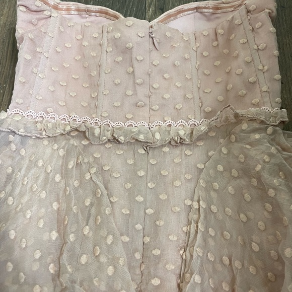 SPELL & THE GYPSY  Mira Bustier RaRa Dress ~ Rose (Pink). Small. NEW WITH TAGS - Picture 6 of 13